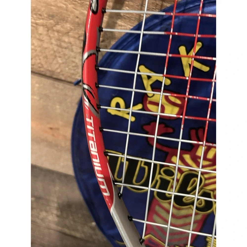 Wilson Rakattak‎ Tennis Racquet 3 7/8 Grip 25 Oversize With Cover Titanium